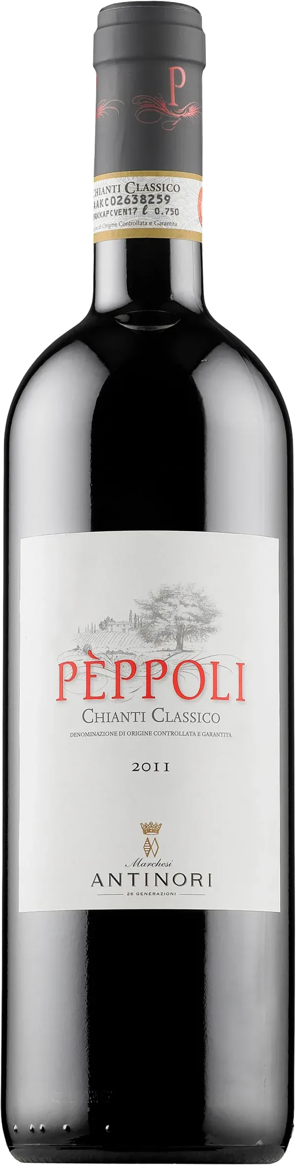 Antinori Peppòli Chianti Classico 2021 - pullokuva