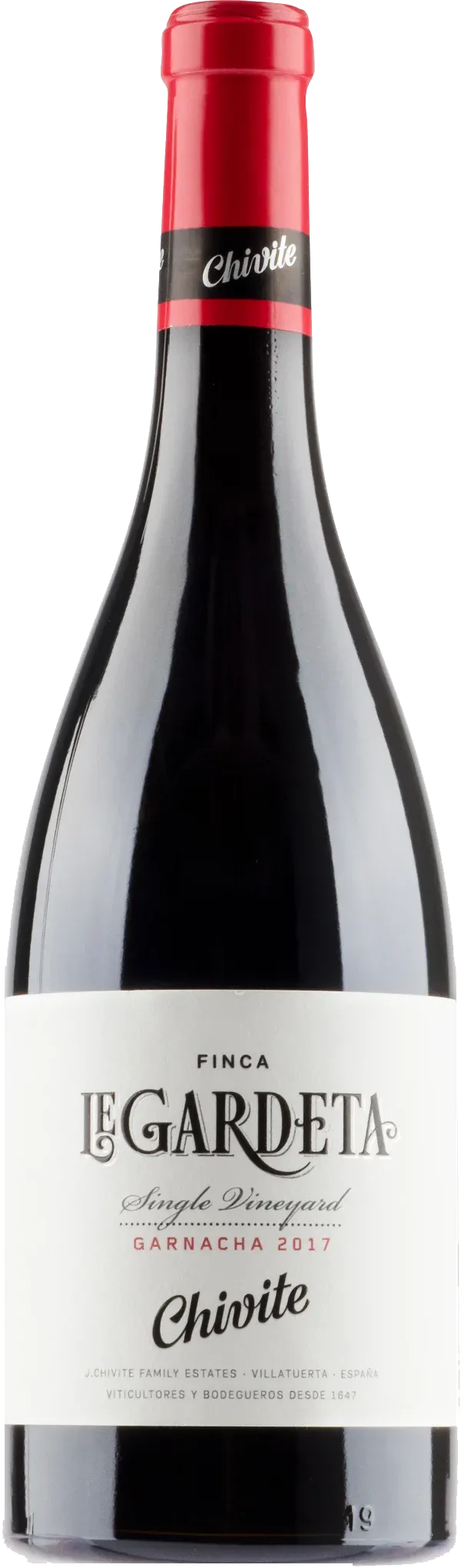 Chivite Legardeta Single Vineyard Garnacha 2017 - pullokuva